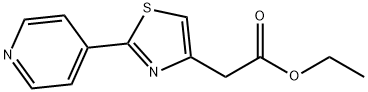 2-(2-(吡啶-4-基)噻唑-4-基)乙酸乙酯 结构式