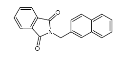 2-(萘-2-基甲基)异吲哚啉-1,3-二酮 结构式