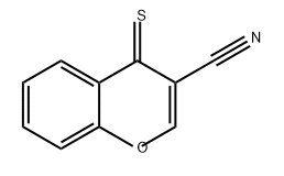 4-硫代-4H-1-苯并吡喃-3-甲腈 结构式