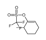 6-甲基-1-环己烯基三氟甲磺酸酯 结构式