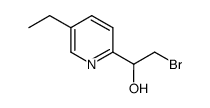 2-(溴甲基)-5-乙基-2-吡啶甲醇 结构式