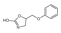 5-(苯氧甲基)-2-恶唑烷酮 结构式