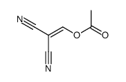 2-[(乙酰氧基)亚甲基]丙二腈 结构式