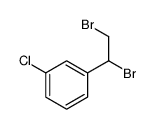 1-氯-3-(1,2-二溴乙基)苯 结构式