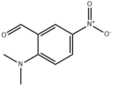 2-(二甲氨基)-5-硝基苯甲醛 结构式