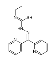 Hydrazinecarbothioamide, 2-(di-2-pyridinylmethylene)-N-ethyl- 结构式