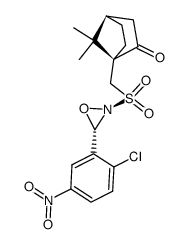 Oxaziridine, 3-(2-chloro-5-nitrophenyl)-2-[[(7,7-dimethyl-2-oxobicyclo[2.2.1]hept-1-yl)methyl]sulfonyl]-, [2S-[2α(1R*,4S*),3β]]- (9CI) 结构式