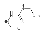 N-(ethylcarbamothioylamino)formamide 结构式