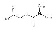 S-(N,N-二甲基硫代氨甲酰基)巯基乙酸 结构式