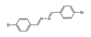 4-溴苯甲醛吖嗪 结构式
