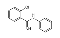 邻氯-N-苯基苯甲脒 结构式