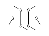 1,1,1,2,2,2-六(甲硫基)乙烷 结构式