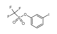 3-碘苯基三氟甲磺酸酯 结构式