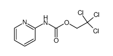 2,2,2-三氯乙基吡啶-2-基氨基甲酸酯 结构式