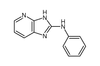 N-苯基-3H-咪唑并[4,5-b]吡啶-2-胺 结构式