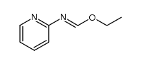 Methanimidic acid, N-2-pyridinyl-, ethyl ester 结构式