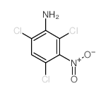 2,4,6-三氯-3-硝基苯胺 结构式