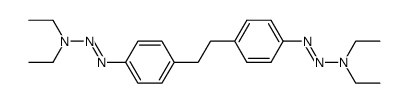 1-Triazene, 1,1'-(1,2-ethanediyldi-4,1-phenylene)bis[3,3-diethyl- (9CI) 结构式