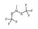 Methanesulfenamide, 1,1,1-trifluoro-N-methyl-N-[(trifluoromethyl)thio]- 结构式