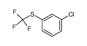间氯苯基三氟甲硫基醚 结构式