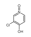 3-氯-4-羟基吡啶-1-氧化物 结构式