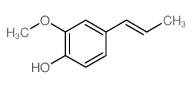 反式-异丁香酚 结构式