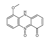 6-甲氧基-1-吩嗪醇 10-氧化物 结构式