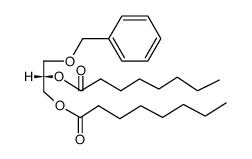 (S)-SN-1,2-DIOCTANOYL-3-BENZYLGLYCEROL 结构式