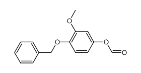 3-Methoxy-4-(phenylmethoxy)-phenol 1-Formate 结构式