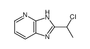 2-(1-氯乙基)-3H-咪唑并[4,5-b]吡啶 结构式