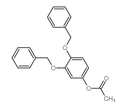 [3,4-bis(phenylmethoxy)phenyl] acetate 结构式