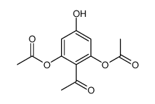 1-[2,6-Bis(acetyloxy)-4-hydroxyphenyl]ethanone 结构式