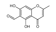5,7-二羟基-2-甲基-4-氧代-4H-色烯-6-甲醛 结构式