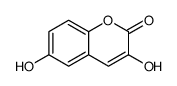 3,6-二羟基香豆素 结构式