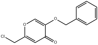 5-(苄氧基)-2-(氯甲基)-4H-吡喃-4-酮 结构式