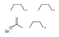 2-Propanone, 1-(tributylstannyl)- 结构式