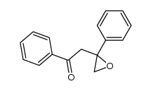 1-苯基-2-(2-苯基-2-环氧乙烷基)乙酮 结构式