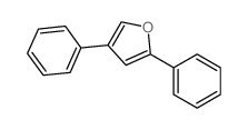 2,4-二苯基呋喃 结构式