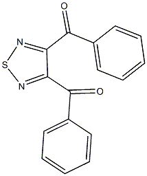 (4-苯甲酰基-1,2,5-噻二唑-3-基)(苯基)甲酮 结构式