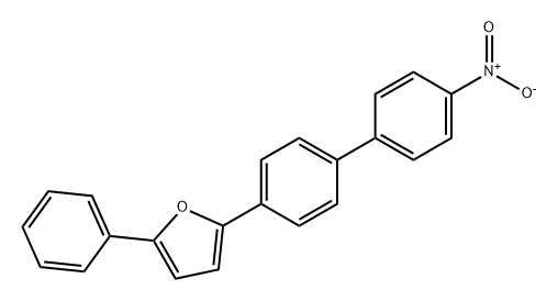 2-(4'-硝基[1,1'-联苯]-4-基)-5-苯基呋喃 结构式