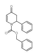 4-氧代-2-苯基-3,4-二氢吡啶-1(2H)-羧酸苄酯 结构式