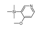 4-甲氧基-3-(三甲基硅基)吡啶 结构式