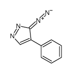 3H-Pyrazole, 3-diazo-4-phenyl- 结构式