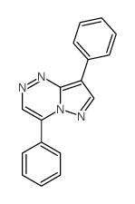 4,8-二苯基吡唑并[5,1-c][1,2,4]三嗪 结构式