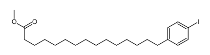 Benzenepentadecanoic acid, 4-iodo-, methyl ester 结构式