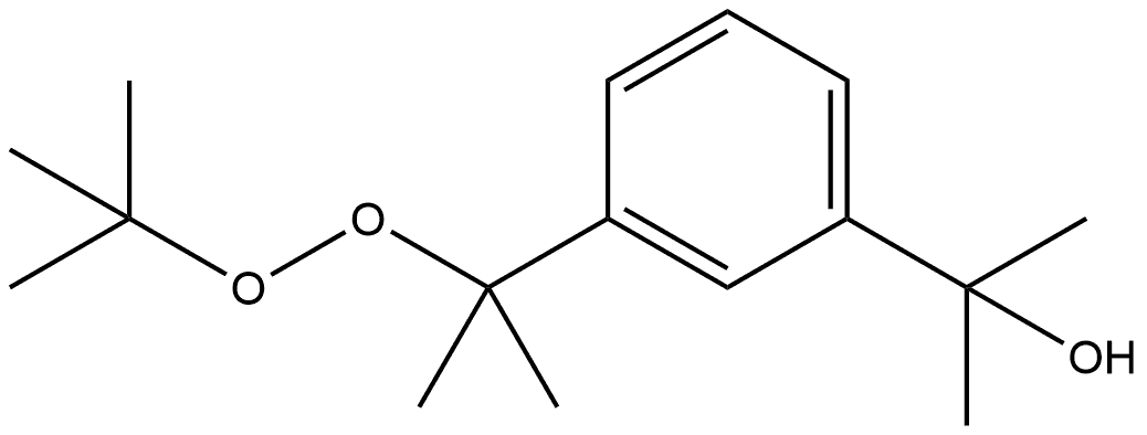 1-异丙醇-3-叔丁基过氧化异丙苯 结构式
