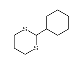 2-环己基-1,3-二噻烷 结构式