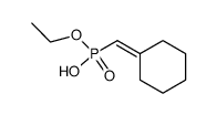 环己亚基甲基膦酸单乙酯 结构式