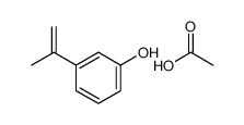 Phenol, 3-(1-methylethenyl)-, 1-acetate 结构式