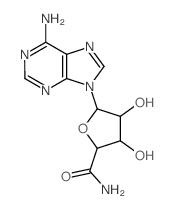 adenosine 5'-carboxamide 结构式